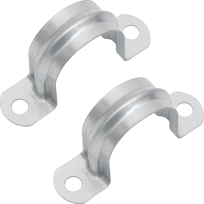 20 PCS 2 Inch Reinforced Rigid Pipe Strap, 2 Holes U Bracket Cable Clamp Hanger - Image 7