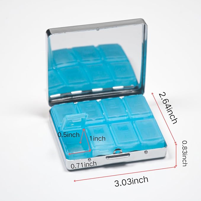 Cute and Stylish Metal Pill Box - Image 4
