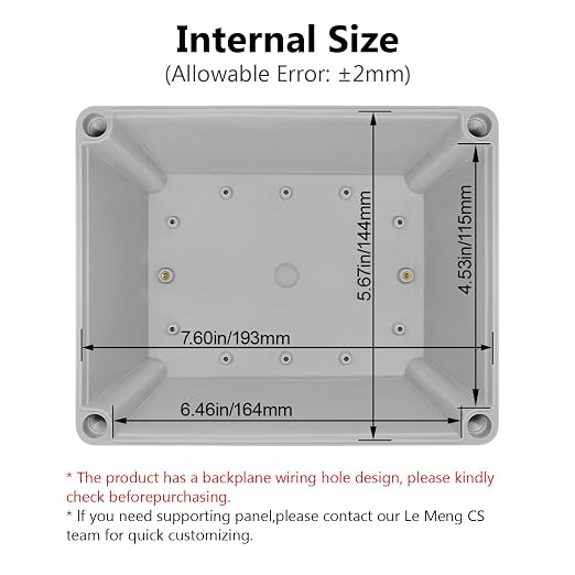 Junction Box IP67 Waterproof Dustproof ABS Plastic Project Box - Image 3