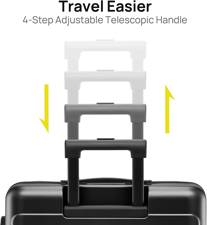 NINETYGO Luggage Sets 2 Piece, Carry On Luggage Airline Approved, Large Checked - Image 7