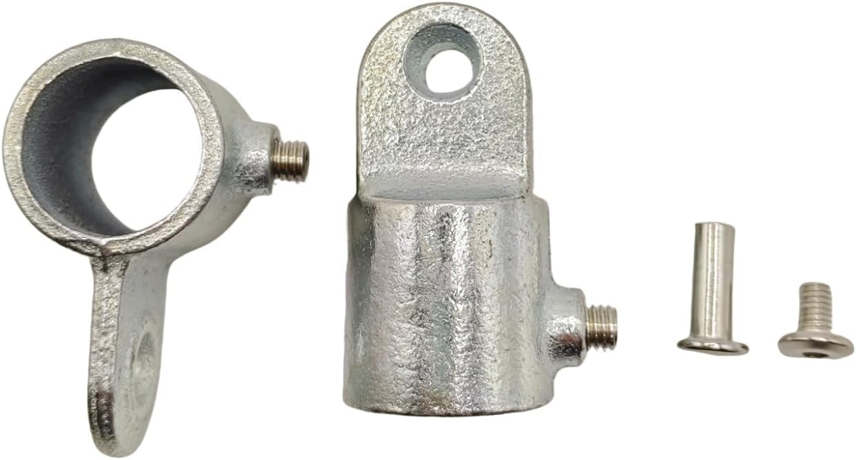 6 Pcs Single Swivel Socket, Adjustable Structural Pipe Fittings 1 Inch OD Steel - Image 6
