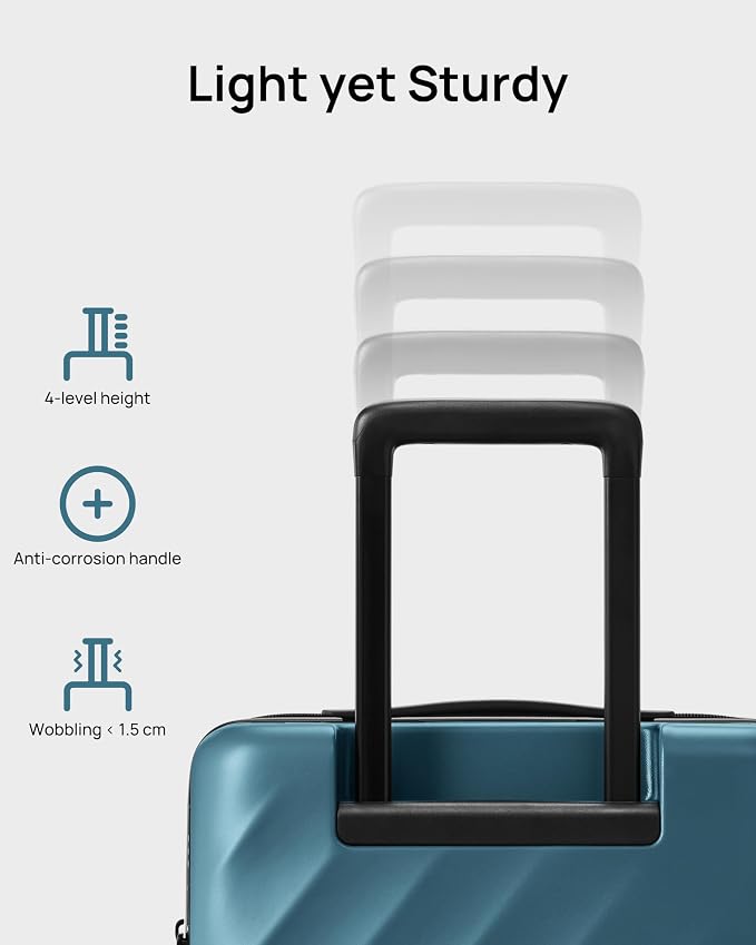 NINETYGO Trunk Luggage 29 Inch, Large Checked Luggage - Image 5