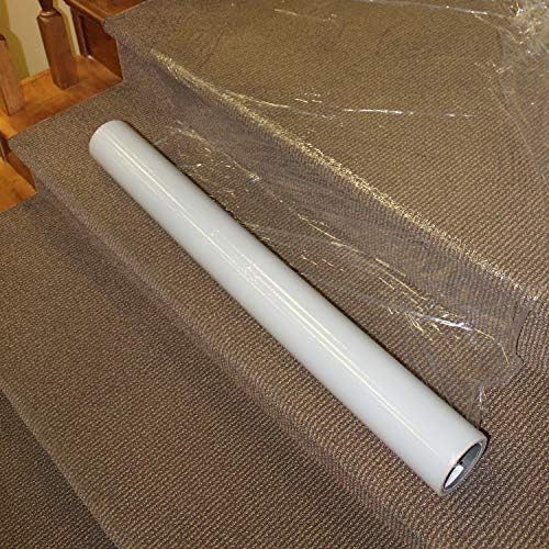 BISupply Plastic Carpet Protector Film, 36in x 200ft – Floor Protector - Image 4