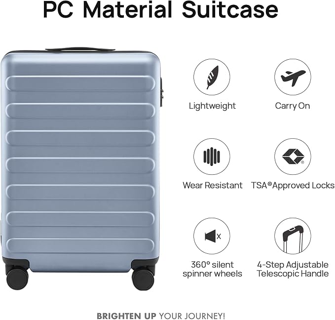 NINETYGO Carry On Luggage 22x14x9 Airline Approved, 20 Inch Luggage - Image 2