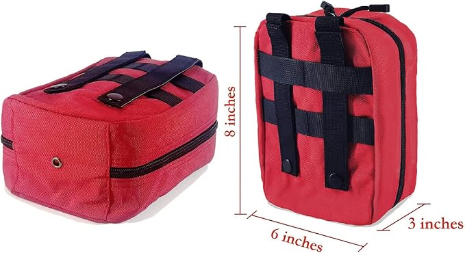 Carlebben EMT Pouch MOLLE Ifak Pouch Tactical MOLLE Medical First Aid Kit - Image 5