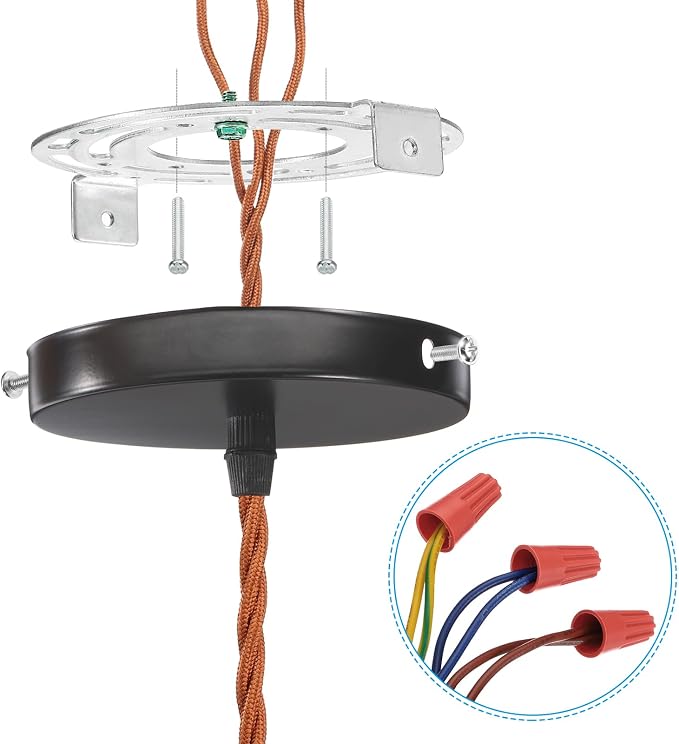 PATIKIL 125mm Universal Light Fixture Mounting Bracket Kit, Light Crossbar - Image 4