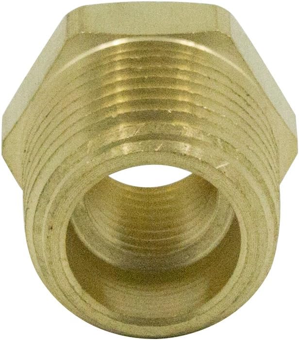 Brass Pipe Fitting Hex Bushing 3/4" NPT Male x 3/8" NPT Female Adapter 1200psi - Image 5