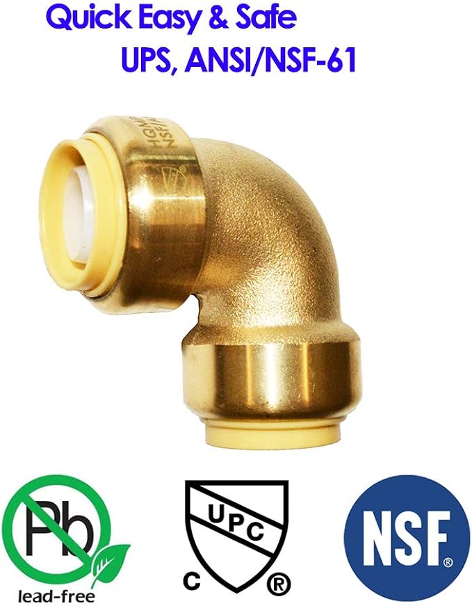 PEX Fitting 3/4" 90-Degree PushFit Elbow - Image 4
