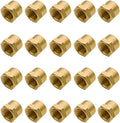 Vis Brass Pipe Fitting, Hex Head Cap, 1/2" NPT Female by VisHomeYard