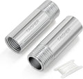 2pcs Thickened Nipple Cast Pipe 1/2" MNPT x 1/2" FNPT by TAISHER