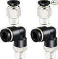 TAILONZ PNEUMATIC Elbow and Straight Combination 5/32 Inch Tube OD x 1/4 Inch by TAILONZPNEUMATIC