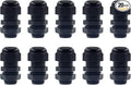 1/2 Inch NPT Strain Relief Nylon Cord Grip, SAFYY 20 PCS Waterproof Cable by SAFYY
