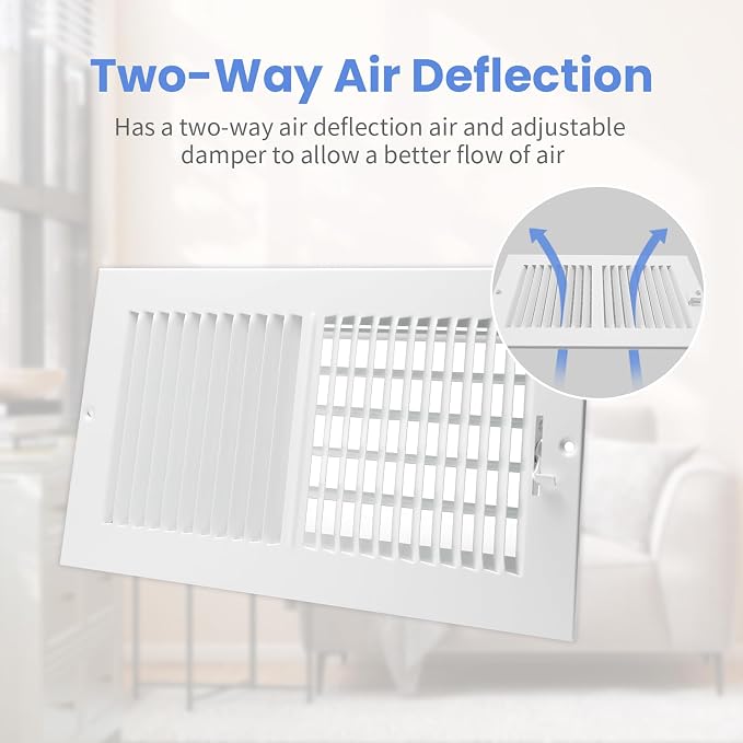 12 x 6 Inch Air Vent Covers for Wall or Ceiling - Image 4