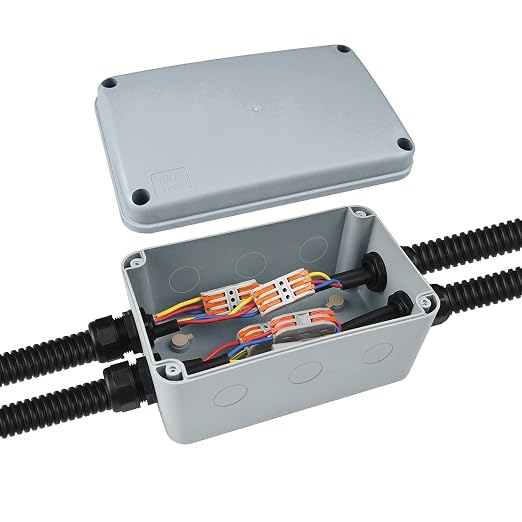 Waterproof Electrical Box, Plastic Junction Box, IP66 External Grey | 7.12 x - Image 5