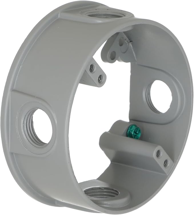 Hubbell-Bell 5363-0 Round Weatherproof Extension Adapter, 18.3 Cu-in, 4 in Dia by BELL