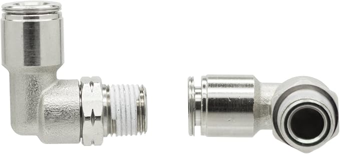 PneumaticPlus PN15 Series Push to Connect Tube Fitting, Male Elbow Pack of 5 - Image 2