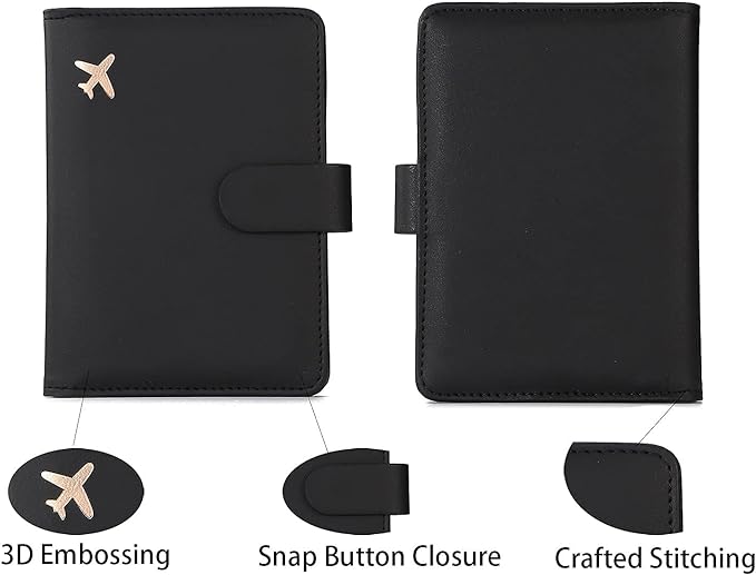 Melsbrinna Premium Leather Passport Holder Covers Case, Waterproof Rfid - Image 4