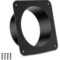 6 Inch Duct Connector Flange, Metal Dust Collection Flange | Square to Round by Ehiair