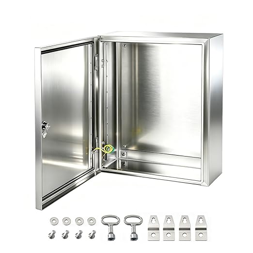 Yongchen Electrical Enclosure 12x12x8 Inch 304 Stainless Steel Enclosure IP66 by YcXingnon