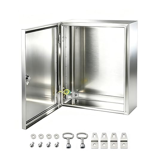 Yongchen Electrical Enclosure 16x16x8Inch 304 Stainless Steel Enclosure IP66 by YcXingnon
