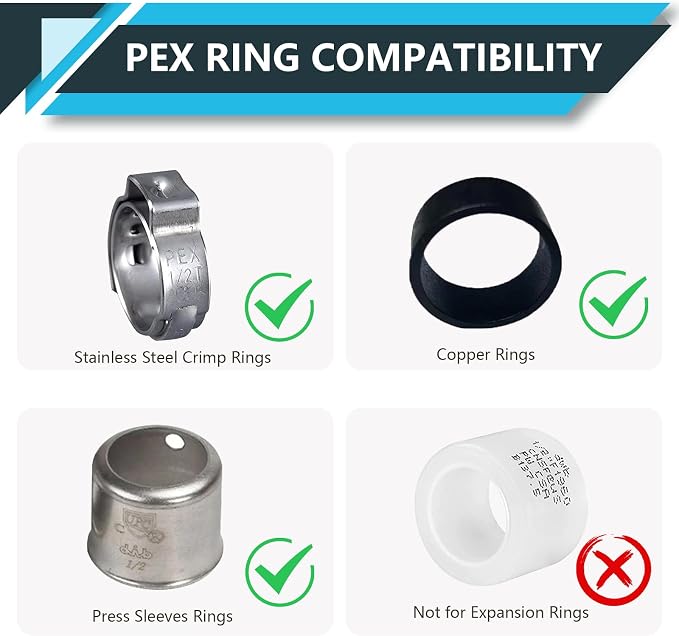 10Pack Seelink PEX Fittings, 3/4" PEX x 1/2" Female NPT Drop Ear Elbow | PEX - Image 5