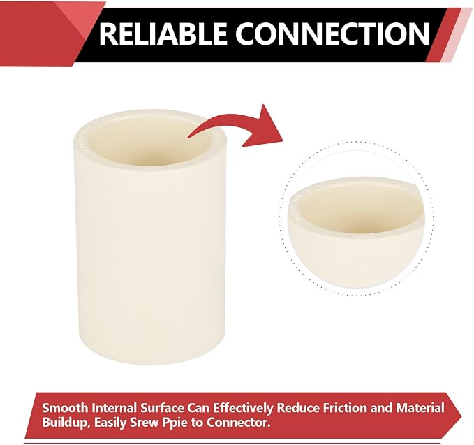 EFIELD 3/4-Inch CPVC Pipe Fittings, Slip x Slip Coupling, - Image 4
