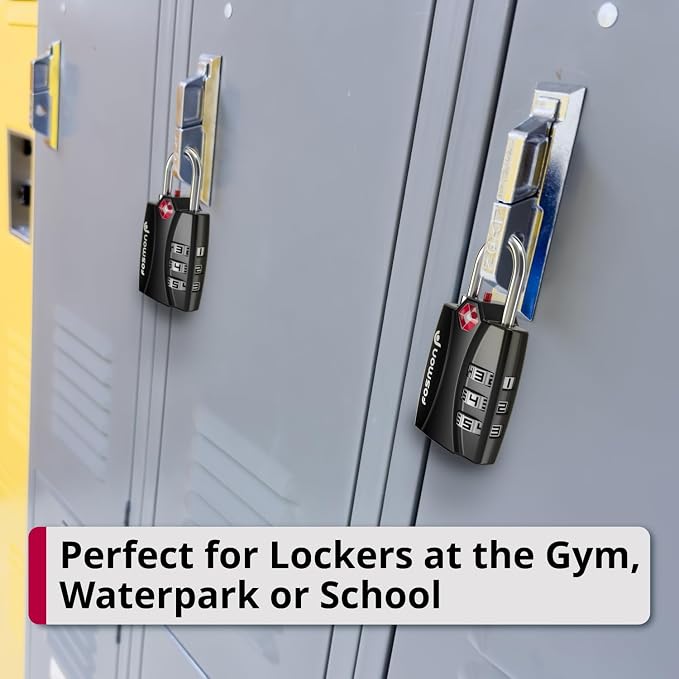 Fosmon TSA Approved Locks for Luggage. Suitcase Locks - Image 8