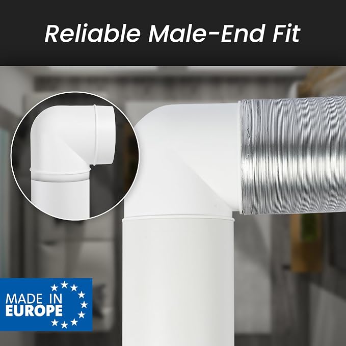 Repa Market 90 Degree 5 Inch Duct Elbow Pipe Connector - Image 3