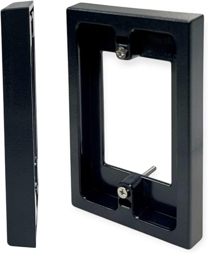 iMBAPrice BES1-2 Black Electrical Box Extender 2 Pack, 1-Gang Non-Metallic - Image 5