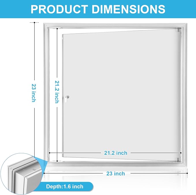 Access Panel for Drywall, 22 x 22 inch - Image 2