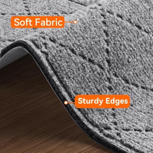 Stair Treads for Wooden Steps 15 PCS, Non Slip Stair Rugs Grey - Image 2