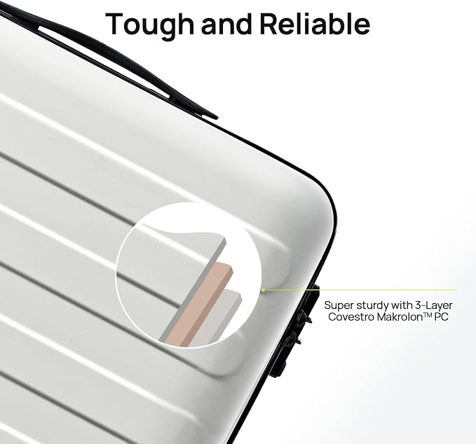 NINETYGO Medium Checked Luggage 24 Inch, Checking In Luggage - Image 5