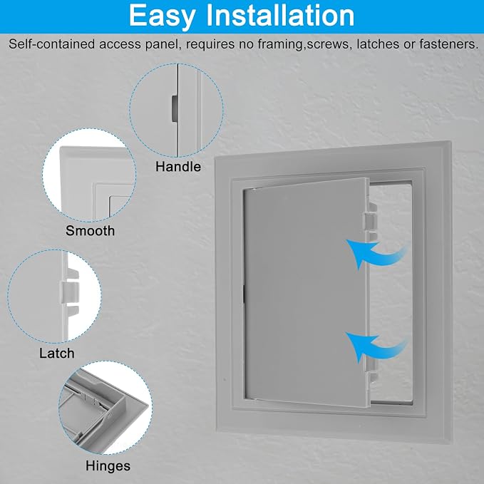 PATIKIL 7x7 inch Removable Hinged Access Panel - Image 4