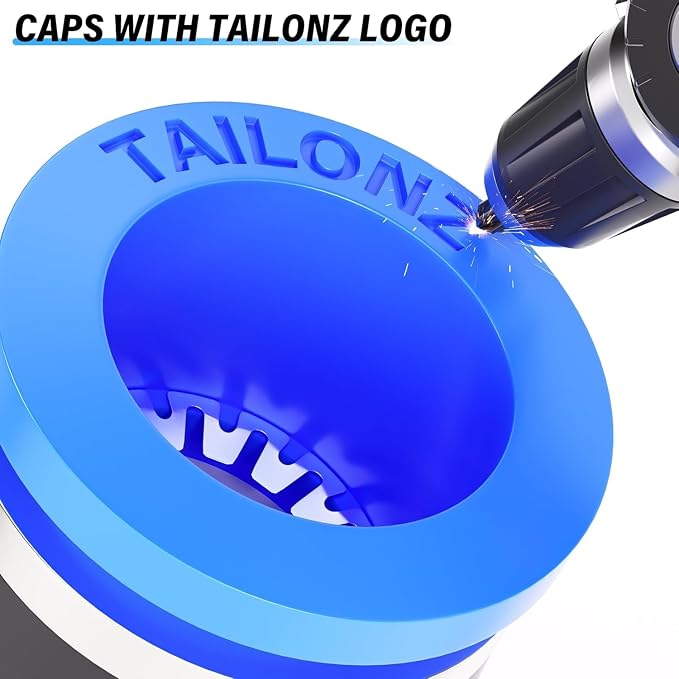 TAILONZ PNEUMATIC 200 pcs Straight Push Connectors Plastic Quick Release - Image 8