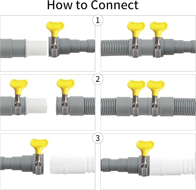 13ft Universal Washing Machine Drain Hose Extension Kit - Image 4