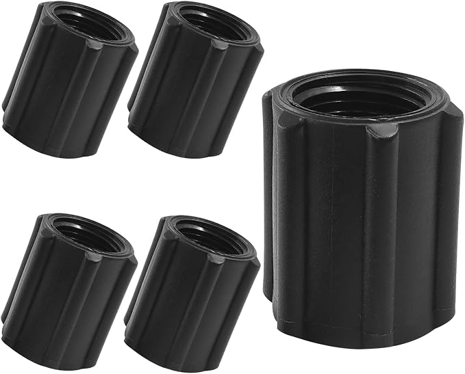 5 Pack 1/2 Inch Double Female Thread Joint PVC Coupling | Threaded, NPT Coupling - Image 5