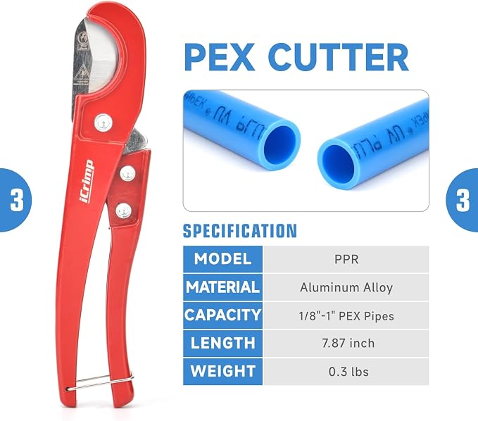iCrimp PCKIT-1234PS PEX Crimping Tool Kit - Image 4