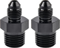 EVIL ENERGY 3AN Male Flare to 1/4" NPT Pipe Fitting Adapter Aluminum Straight by EVILENERGY