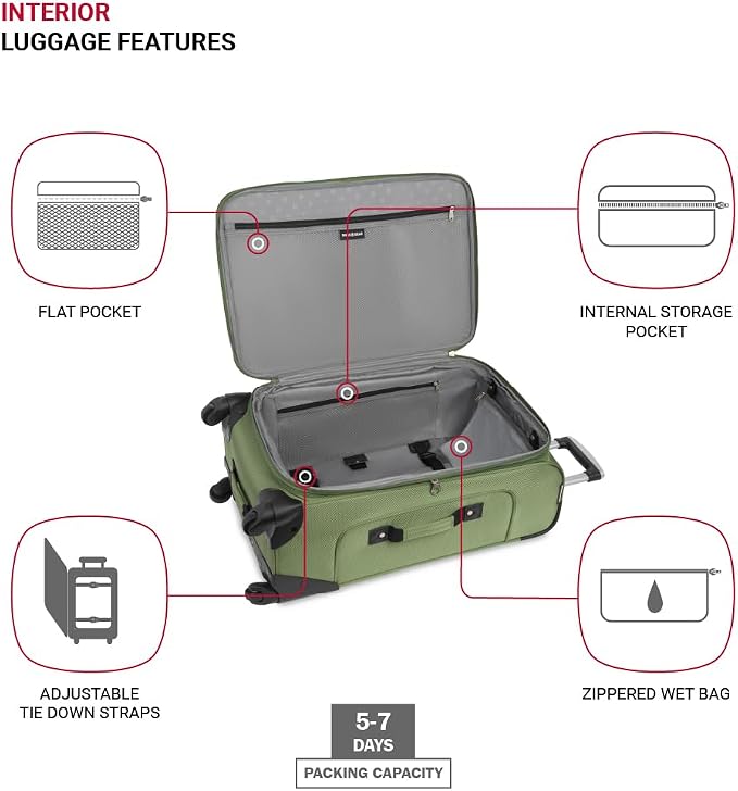 SwissGear Sion Softside Expandable Luggage - Image 4