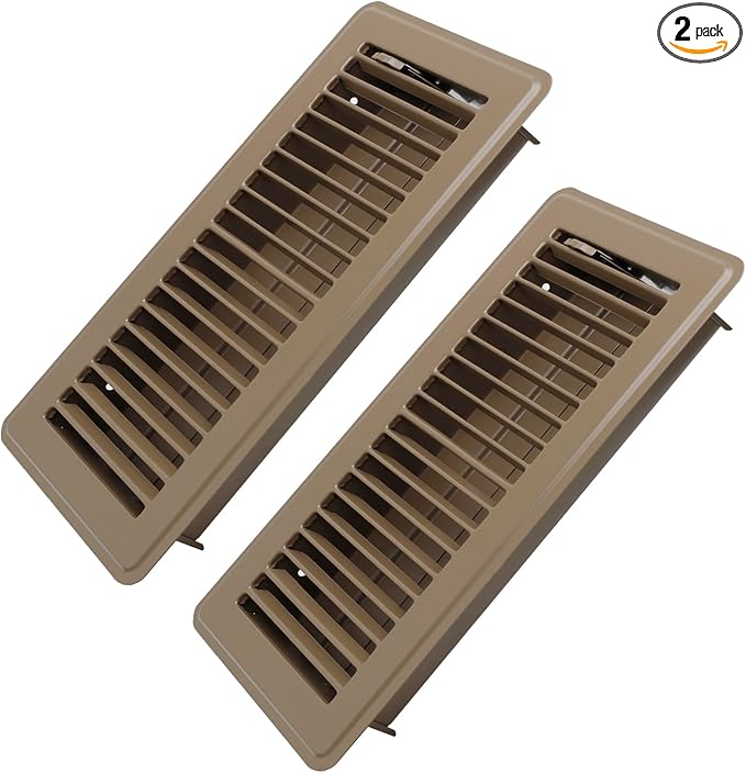 Howeall 4" x 10" Floor Register 2 Pack by Howeall
