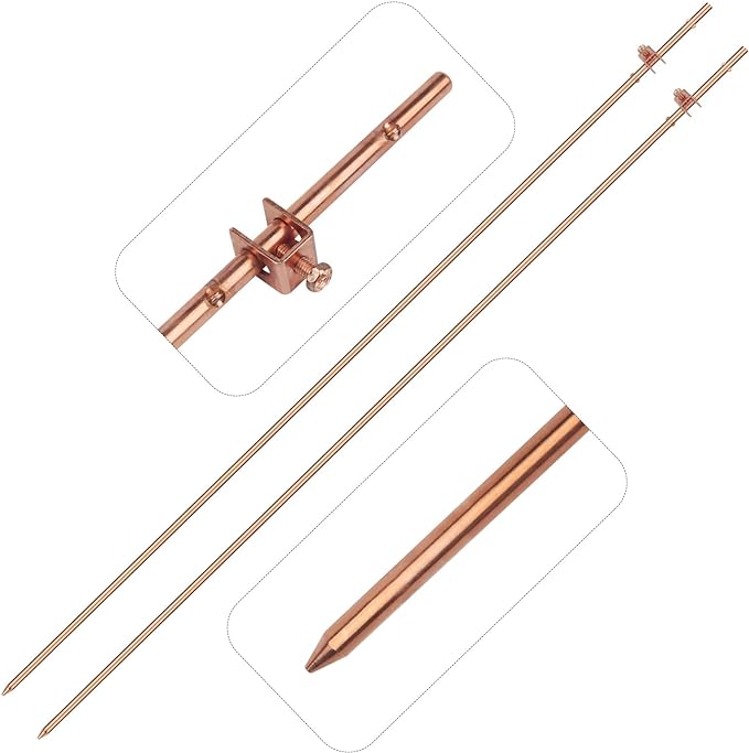 2 Pack 4' Ground Rod by GOUNENGNAIL