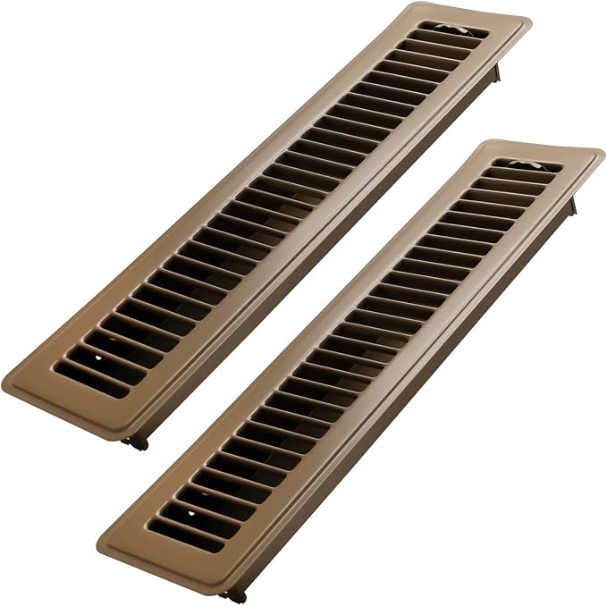 Howeall 2x14 Inch Floor Register 2 Pack by Howeall