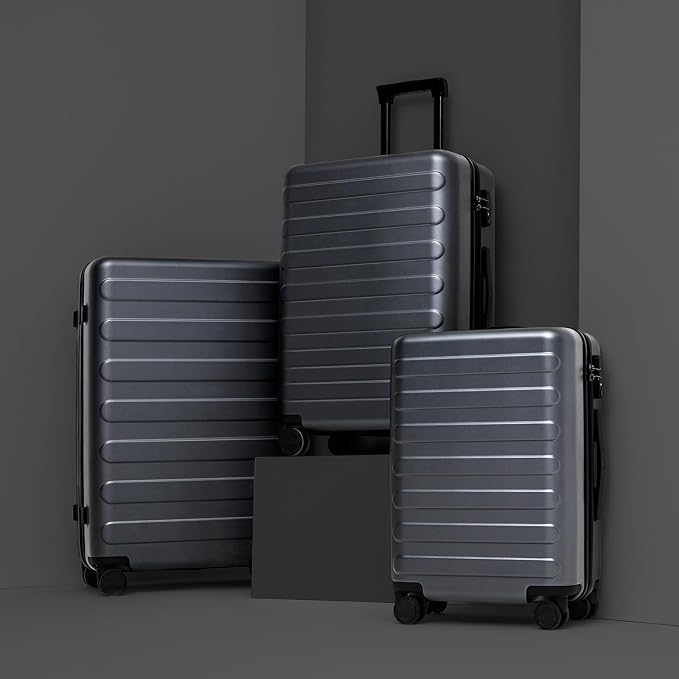 NINETYGO Luggage Sets 2 Piece, Carry On Luggage Airline Approved, Large Checked - Image 2