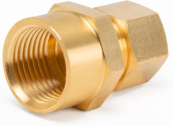 ChillWaves Brass Compression Tube Fitting, 3/8" OD x 3/8" NPT Female - Image 2