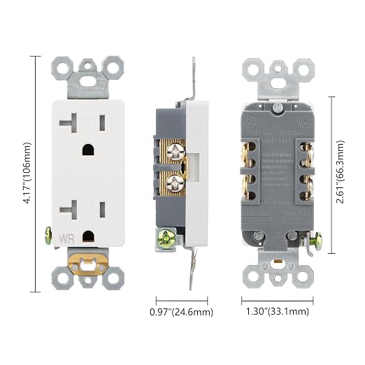 Wengart 20 Amp Weather Resistant Outlet - Image 8
