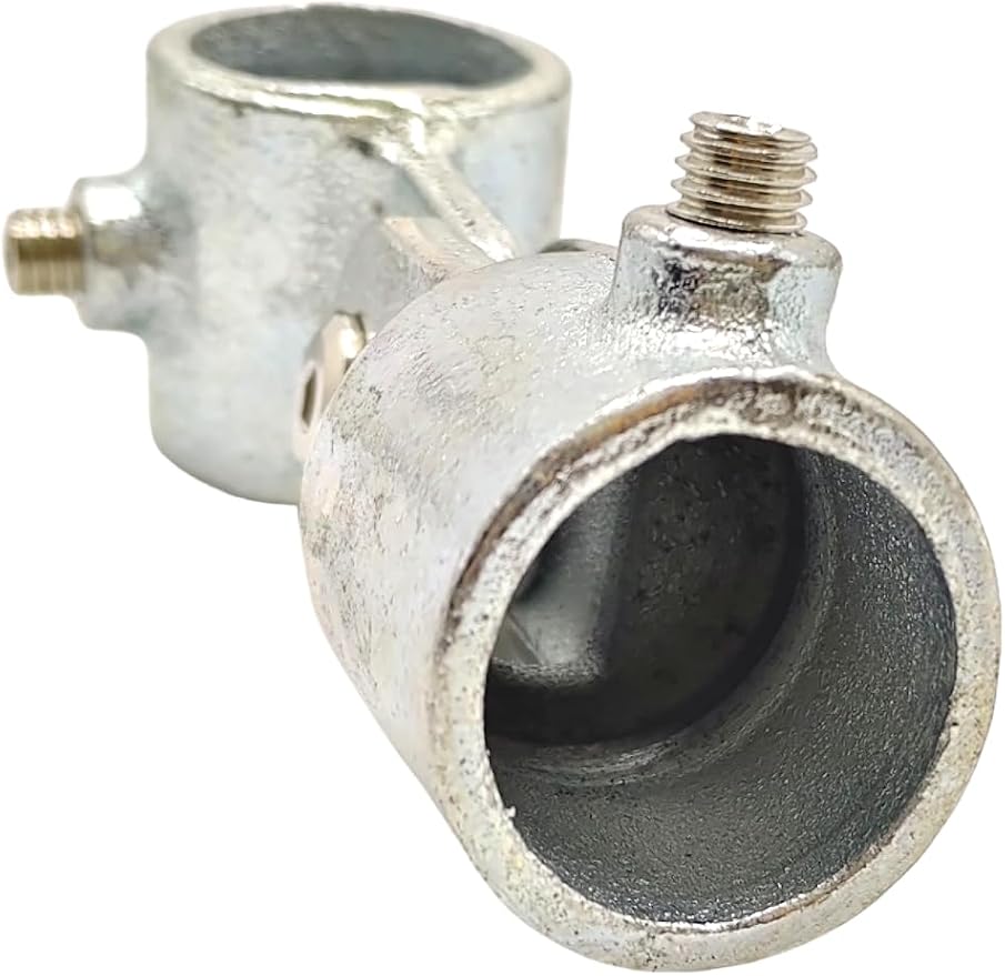 2 Pcs Single Swivel Socket, Adjustable Structural Pipe Fittings 1 Inch OD Steel - Image 7