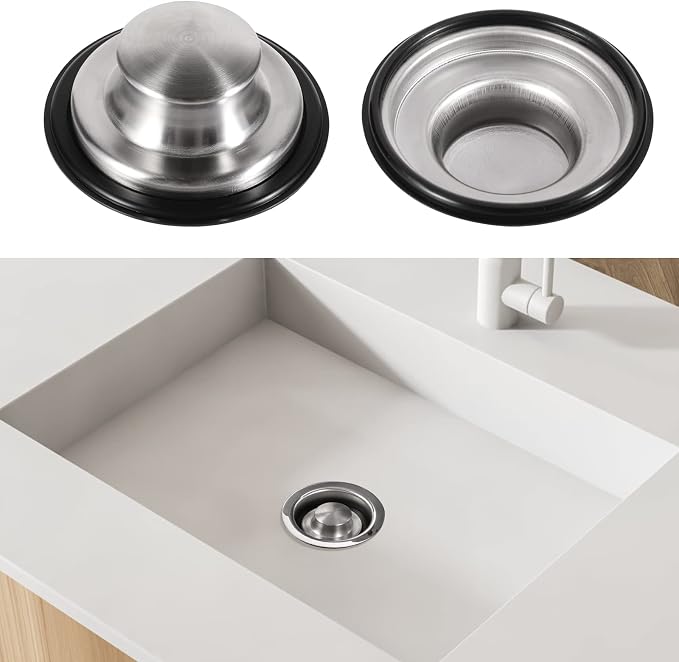 RQYEKDO 3-1/2 Inch Stainless Sink Stopper - Image 6