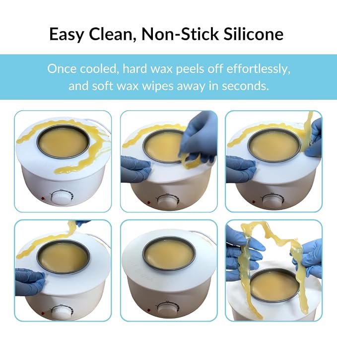 Reusable Non-Stick Silicone Wax Collar + Can + Lid - Image 7
