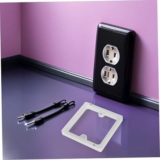 VILLCASE 4pcs Electrical Box Extender 86-Type Outlet Box Extension Ring and - Image 6
