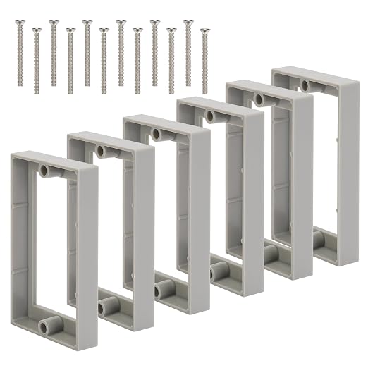 1/2Inch Single Gang Receptacle Outlet Box Extenders by XGGYA